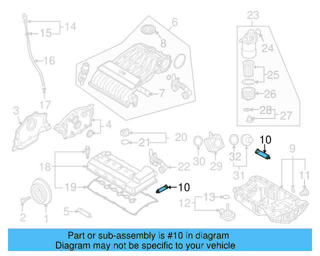 Upper Oil Pan Sealer D-176-501-A1 - View 35