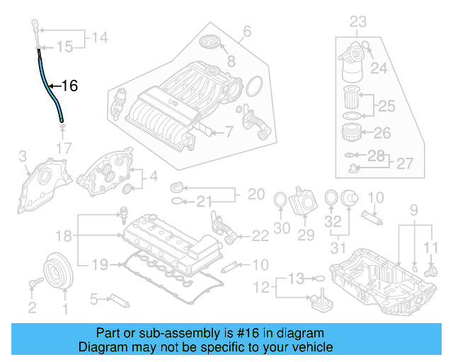 Tube 03H-115-629-B - View 2