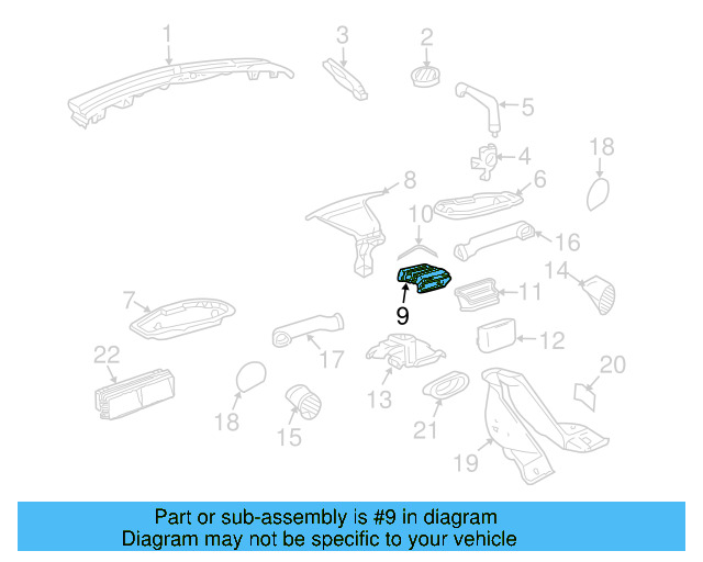 Lower Duct 1C1-819-363-A - View 15