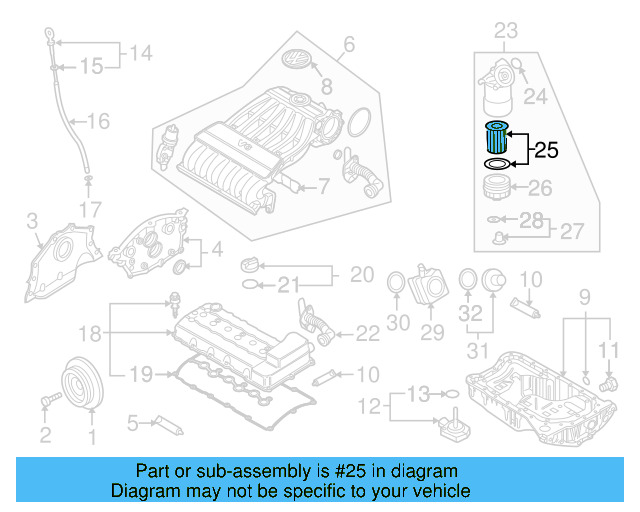 Oil Filter 021-115-562-A - View 4