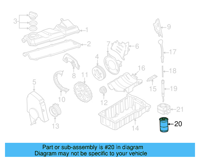 Oil Filter 06A-115-561-B - View 30