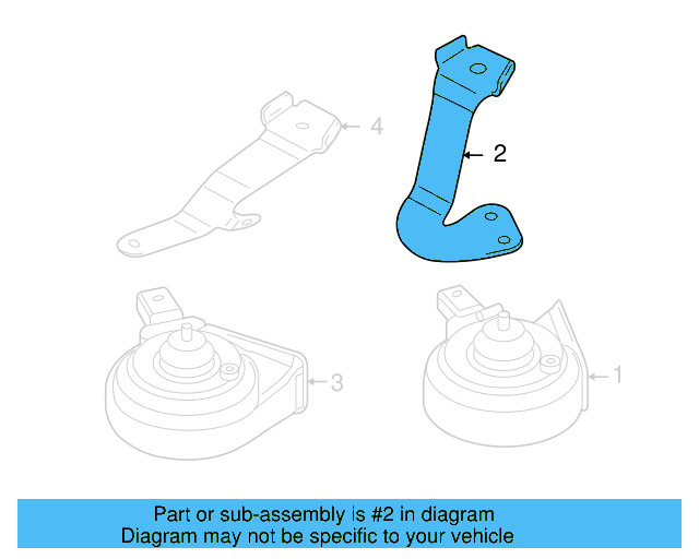 Bracket 1K0-951-182-H - View 11