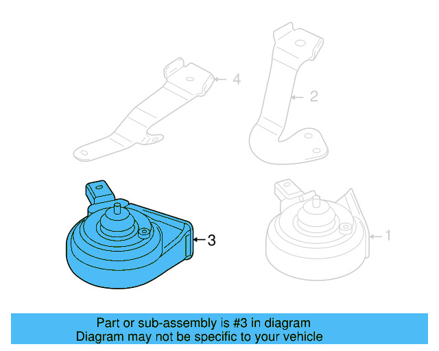 High Note Horn 5C0-951-223-C - View 11