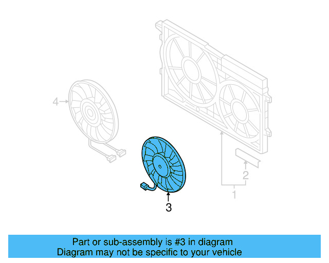 Fan & Motor 1K0-959-455-ET - View 12