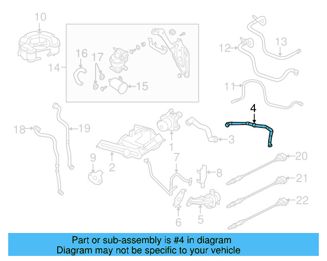 Connector Tube 07K-131-125-E - View 13