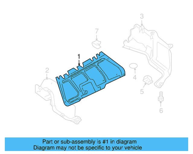 Center Shield 1J0-825-237-AD - View 23