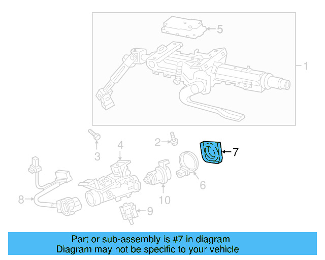 Cylinder Bezel 5G0-905-869-82V - View 7