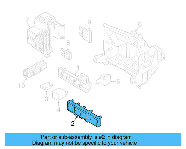 Relay Plate 7N0-937-503-A - View 6
