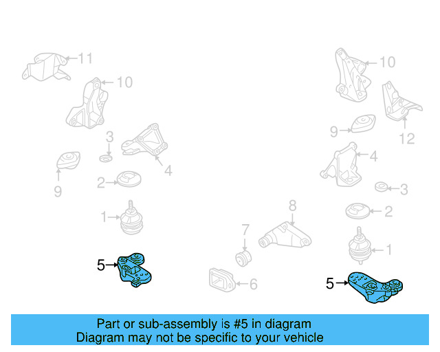 Mount Bracket 8E0-199-351-M - View 6