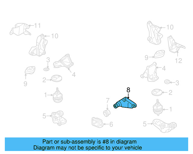 Mount Bracket 8D0-199-308-D