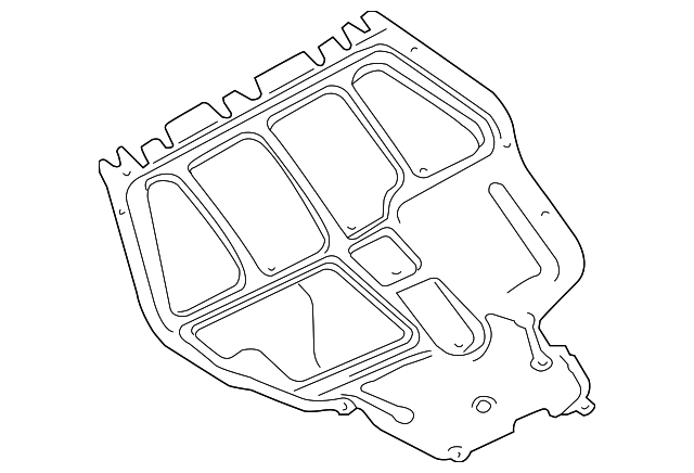 Center Shield 1J0-825-236-F - View 10