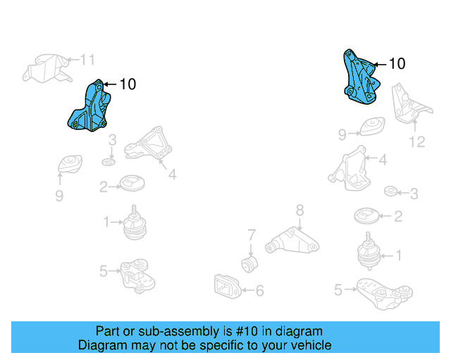 Trans Support 8D0-399-107-T - View 11