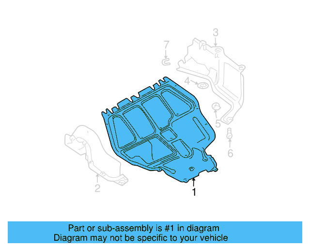 Center Shield 1J0-825-236-J
