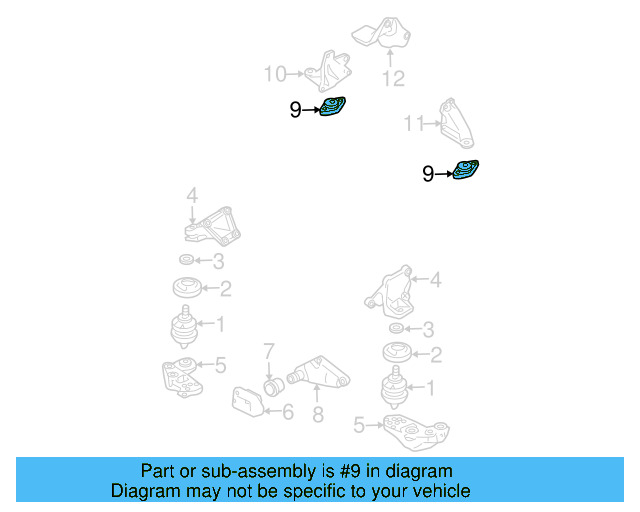 Trans Mount 8D0-399-151-M