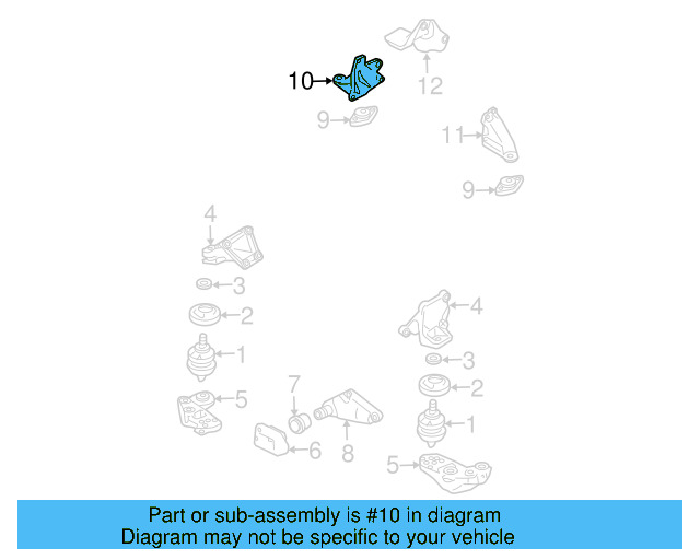 Trans Support 8D0-399-108-R - View 22