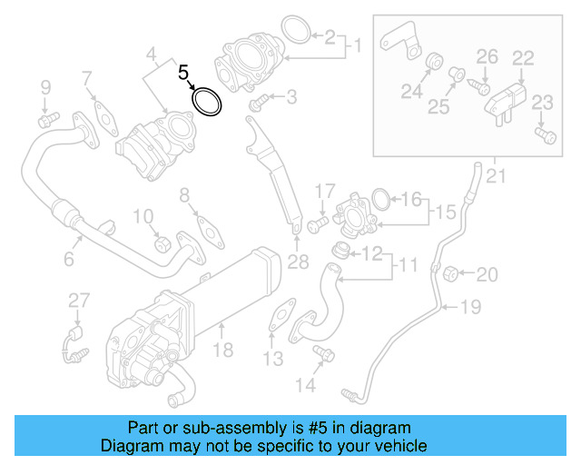 Converter & Pipe Gasket 1K0-253-115-AE - View 50