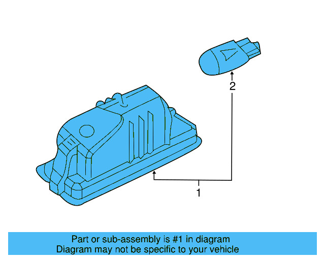 License Lamp 1K8-943-021 - View 26
