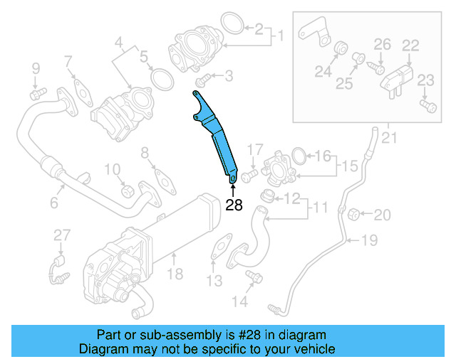 Support 03L-129-723-J - View 8