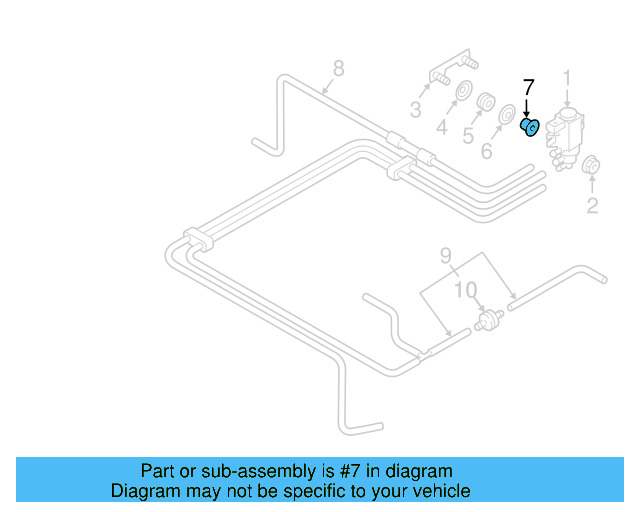 Spacer 1K0-906-435 - View 18