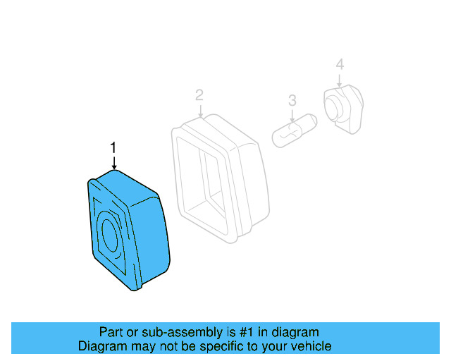 License Lamp 1C0-943-126 - View 2