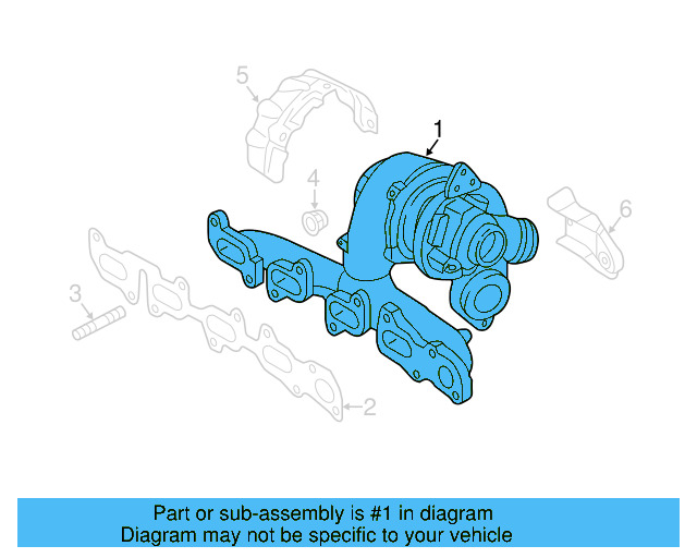 Exhaust Manifold 04L-253-020-P - View 8