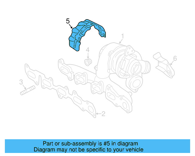 Upper Cover 04L-129-969-K - View 2