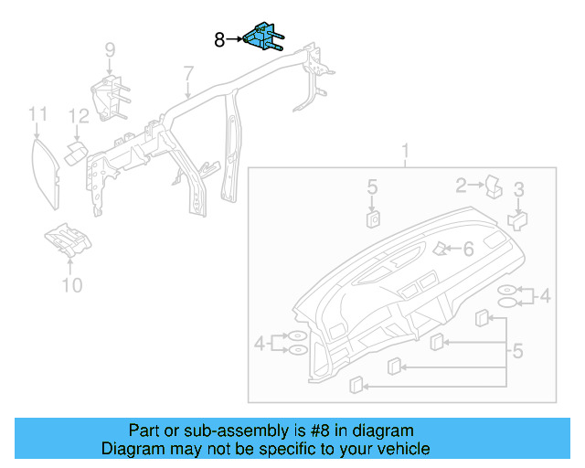 Bracket 1K1-857-022-D - View 50