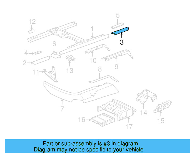 Track End Cover End Cap 3D0-881-348-01C - View 4