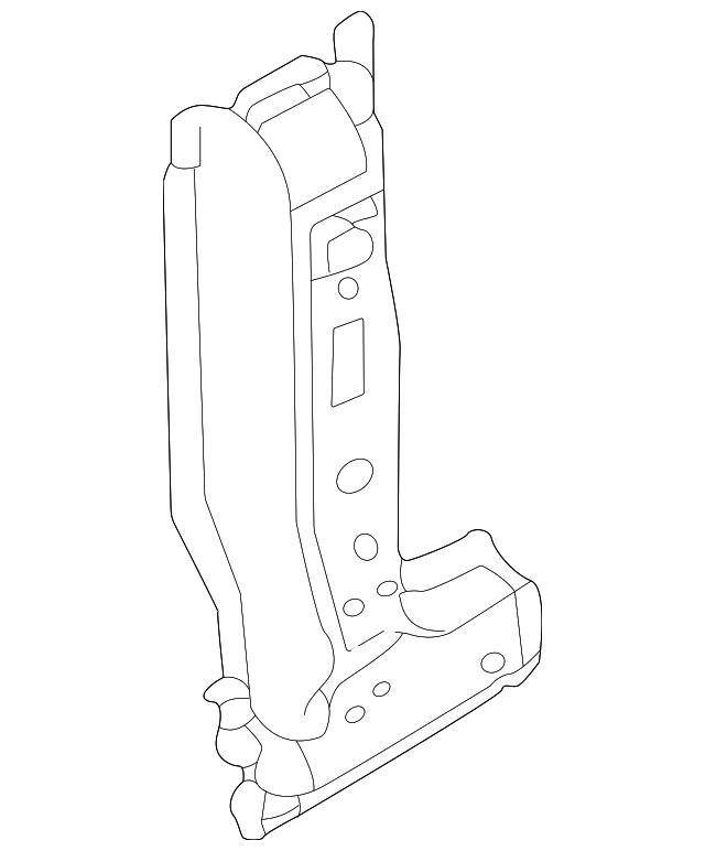 Hinge Pillar Reinforced 2GJ-809-204