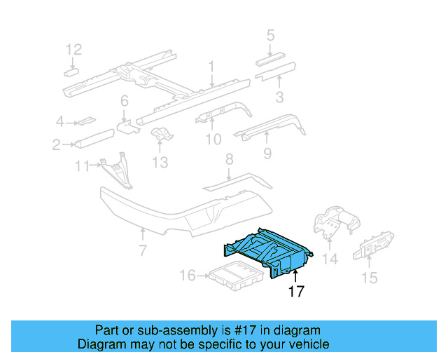 Control Module Mount Bracket 3D0-959-191-B - View 2
