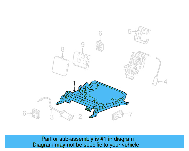 Seat Adjuster 3D5-885-111-G