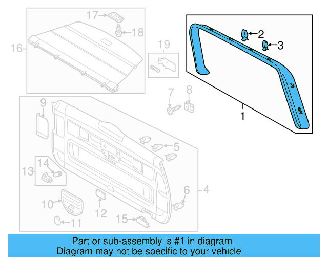 Upper Trim 7P6-867-603-D-3G4
