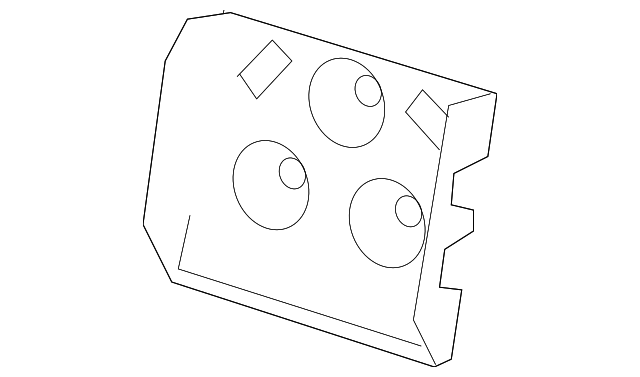 Control Module Mount Bracket 3D0-959-115-B