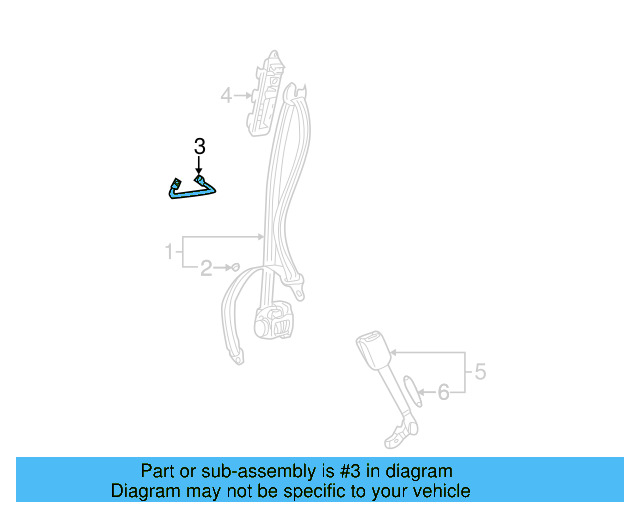 Seat Belt Guide 1Z0-857-817