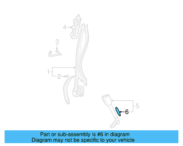 Buckle End Guide 3B0-858-475 - View 9