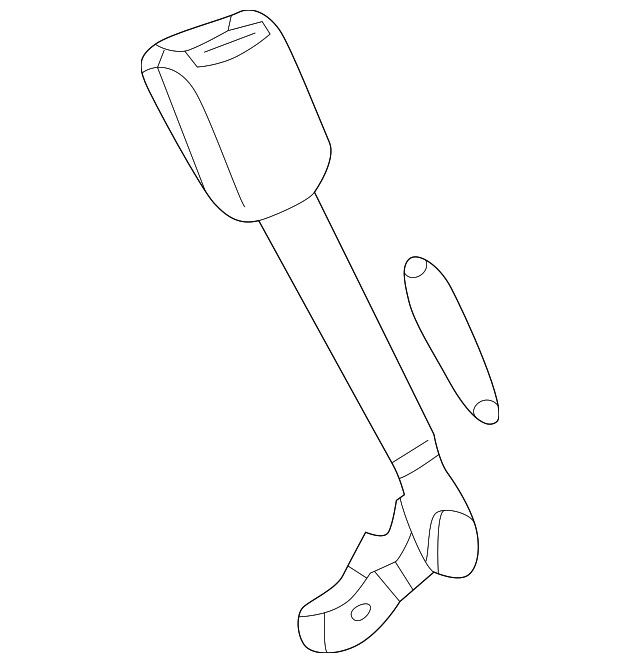 Buckle End 3B0-858-472-D-FCR