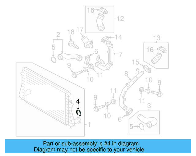 Pressure Hose Retainer Clip 1J0-145-769-H - View 40
