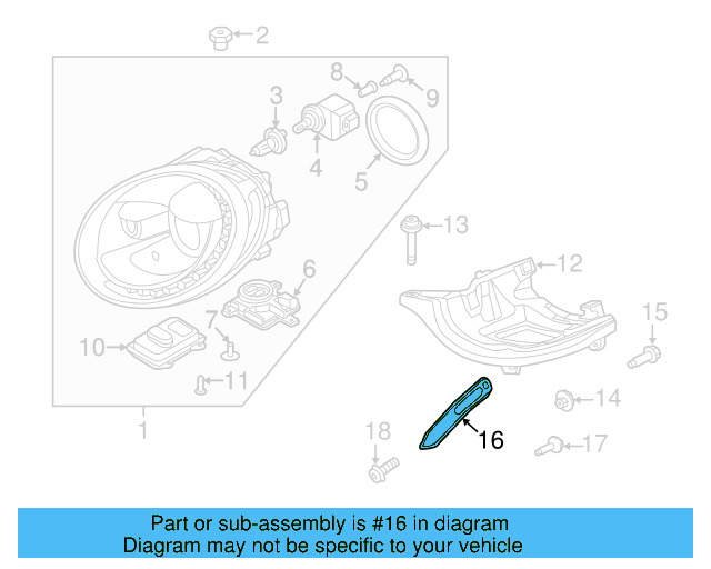 Mount Bracket 5C5-941-053-B - View 17