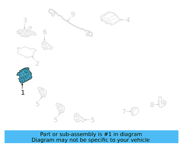 Clock Spring 5Q0-953-569-A - View 7