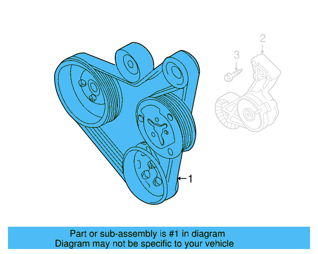 Serpentine Belt 06A-260-849-C - View 14