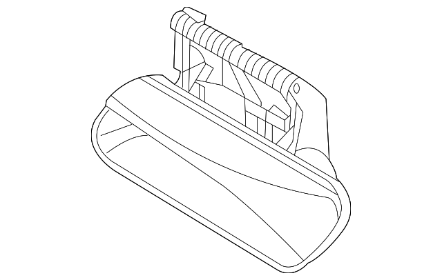 Handle, Outside 11A-837-205-BR-GRU - View 2