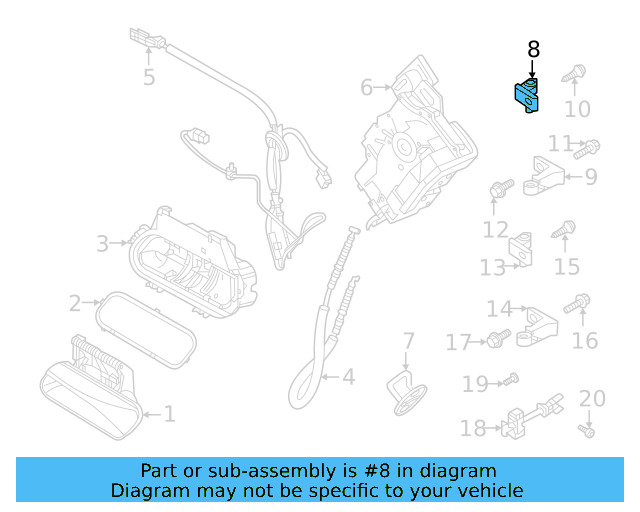 Upper Hinge 11A-831-408-B - View 4