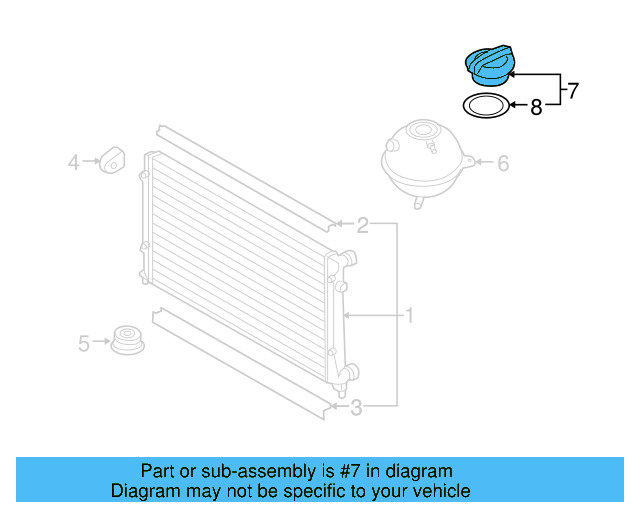 Reservoir Cap 3B0-121-321 - View 68