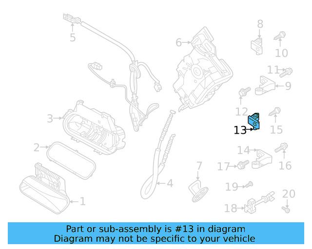 Lower Hinge 11A-831-405-B - View 2