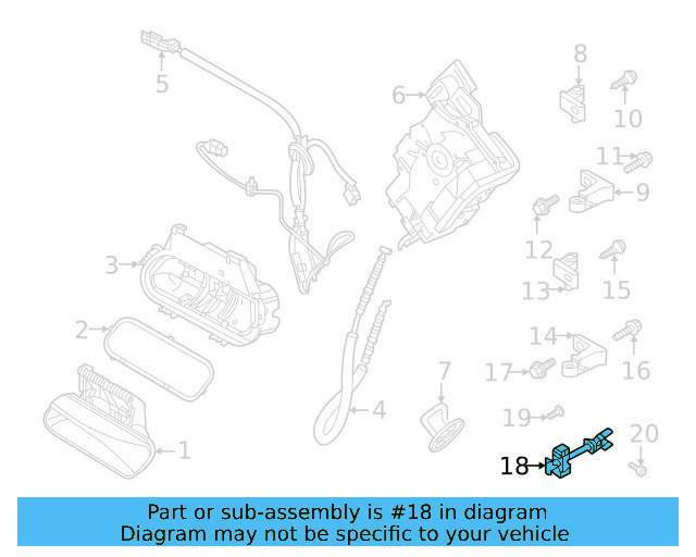Lower Hinge Mount Bolt N-912-572-01 - View 5