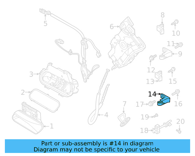 Upper Hinge 8V5-833-403-C - View 3