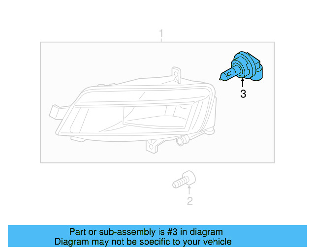 Fog Lamp Bulb N-105-297-01 - View 7