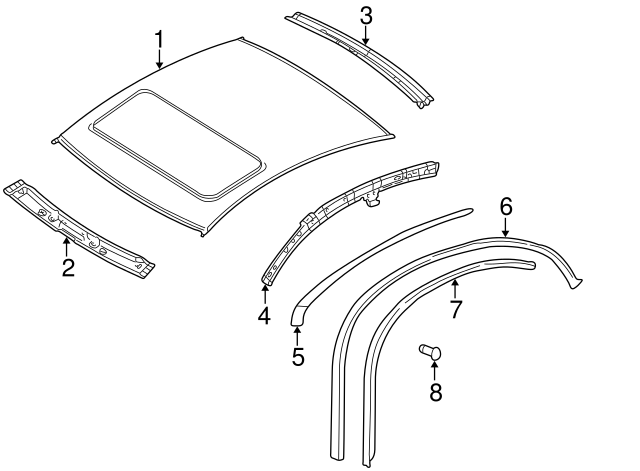 Rear Header 3B5-817-164 - View 4