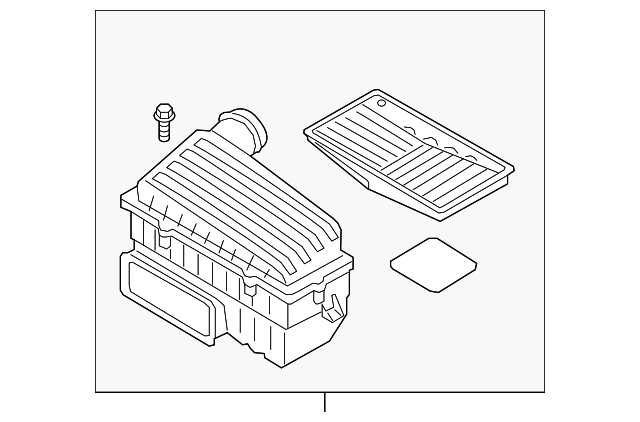Air Cleaner Assembly 5Q0-129-607-AD