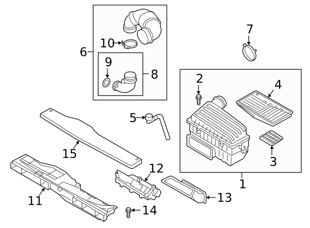 Air Filter 5Q0-129-620-B - View 22